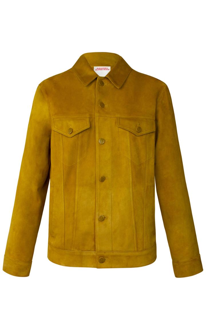 Moda Operandi Alejandra Alonso Rojas Structured Suede Jacket