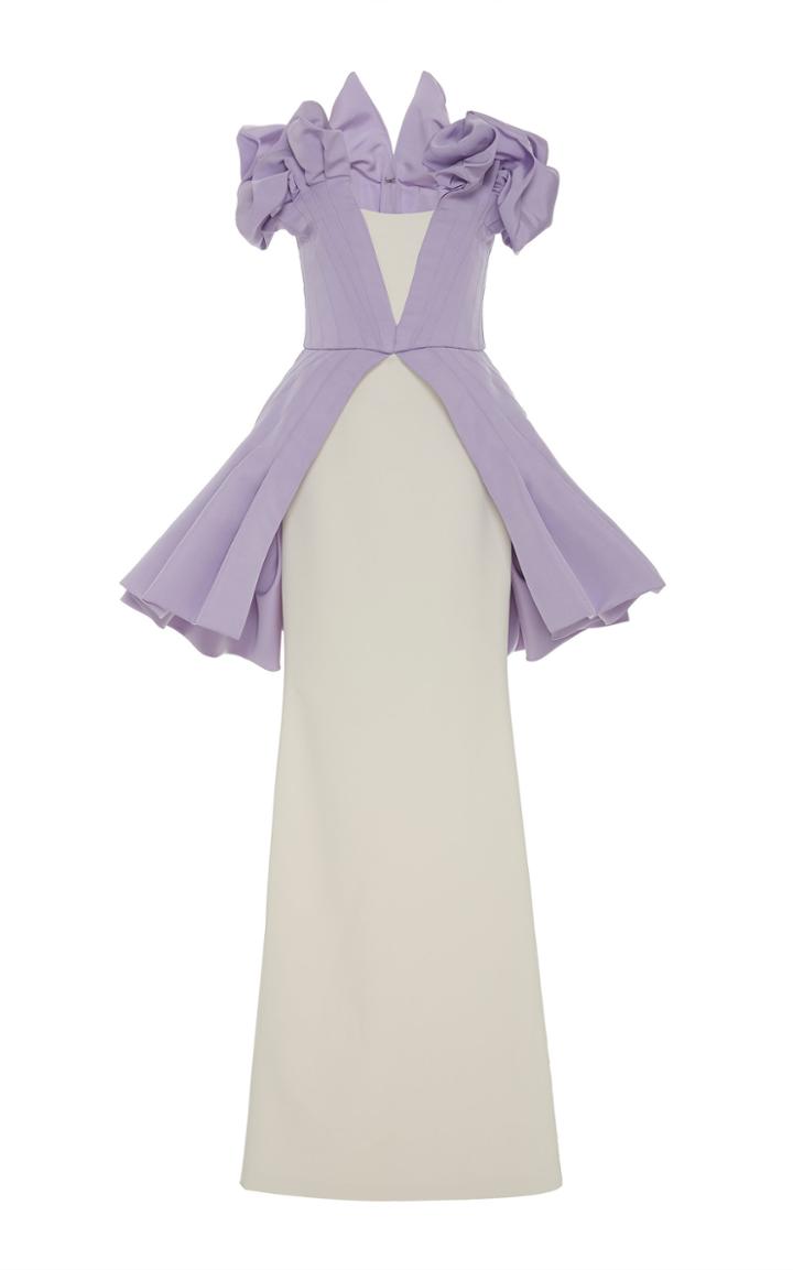 Christian Siriano Draped Bodice Gown