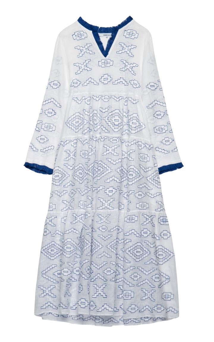 March11 Serena Frayed Maxi Dress