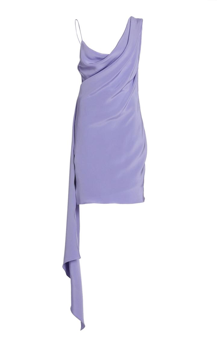 Moda Operandi Cushnie Open-back Silk Mini Dress