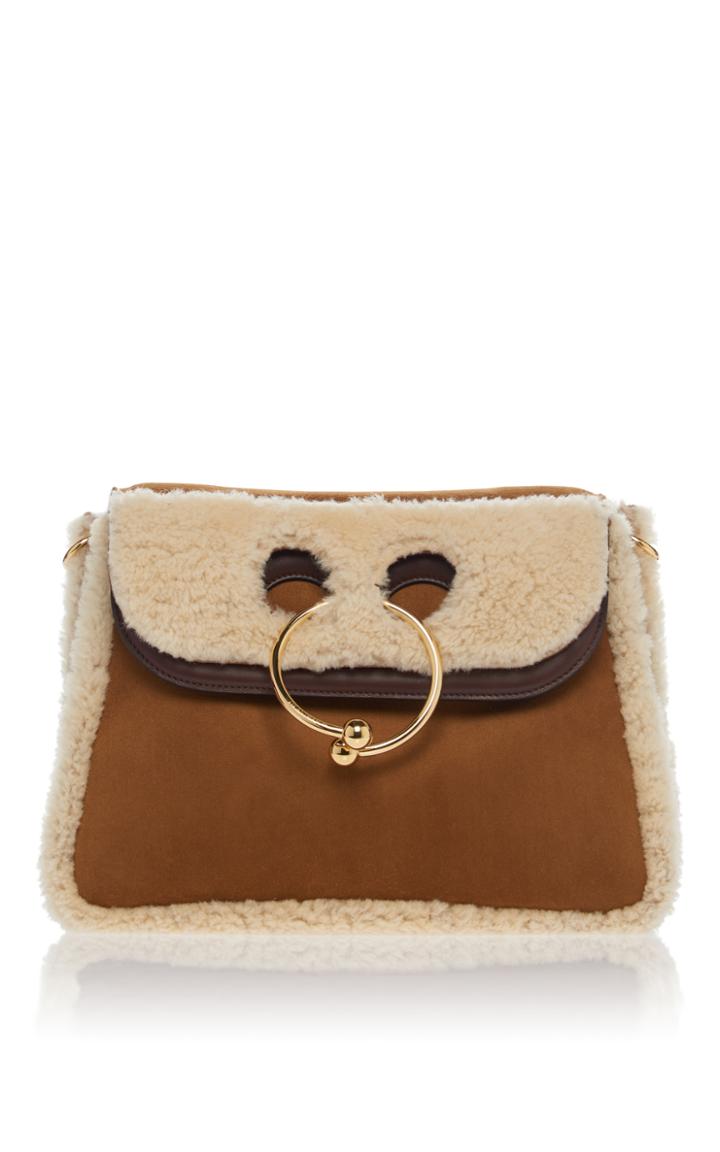 J.w.anderson Medium Pierce Shearling Bag