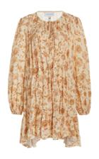 Moda Operandi Significant Other Birdie Floral-print Crepe Dress