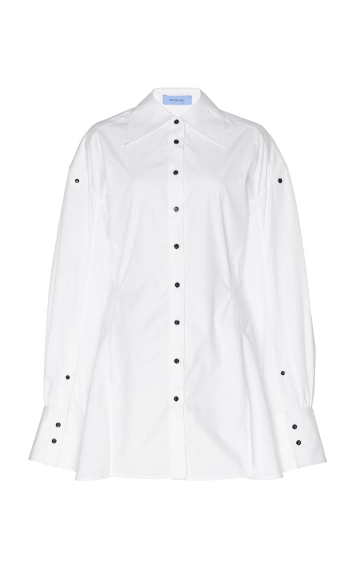 Mugler Sculptural Poplin Shirt