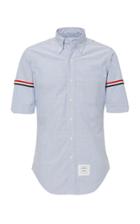 Thom Browne Striped Cotton-oxford Button-down Shirt