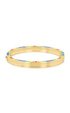 Aisha Baker Me 18k Gold Enamel Bracelet