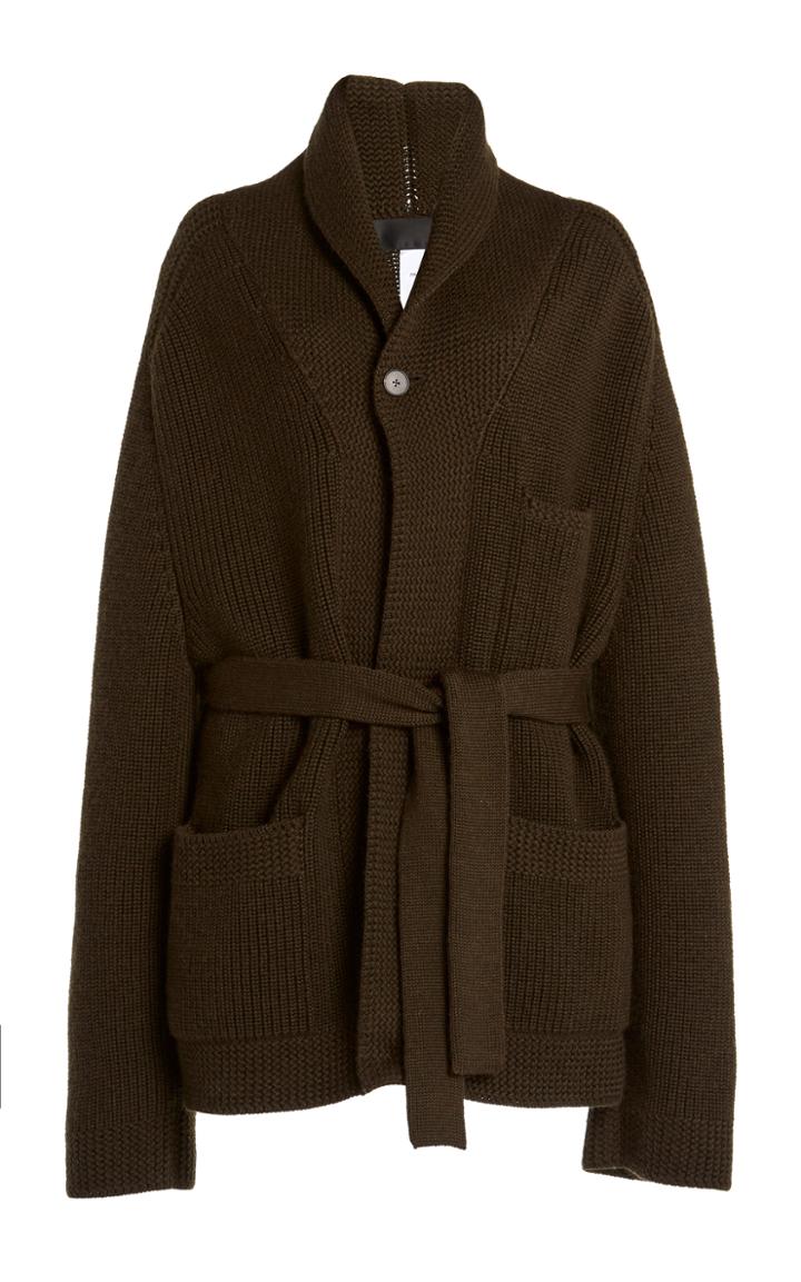 Moda Operandi Haider Ackermann Belted Knit Cardigan