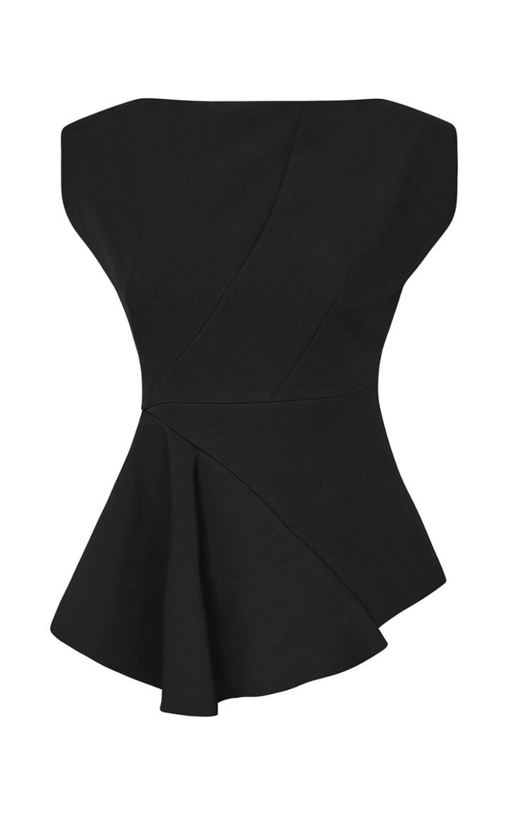 Rachel Gilbert Arden Twill Peplum Top