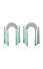 Lauren X Khoo Cosmic Dynasty 18k Gold And Tsavorite Garnet Chandelier