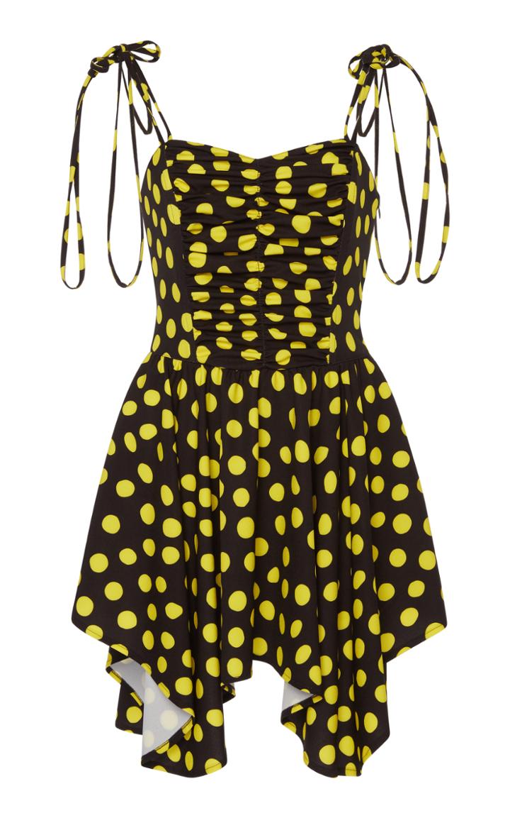 Attico Cady Polka Dot Dress
