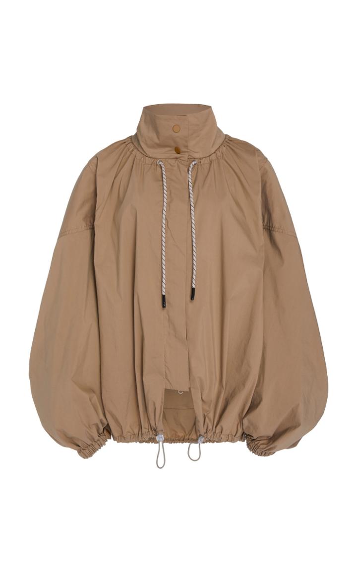 3.1 Phillip Lim Oversized Zip-front Elasticized Drawstring Jacket