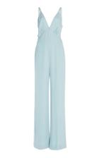 Jenny Packham Carnelian Plunge Jumpsuit