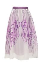 Mi Jong Lee Printed Midi Skirt
