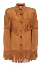 Khaite Jimmy Fringed Suede Jacket