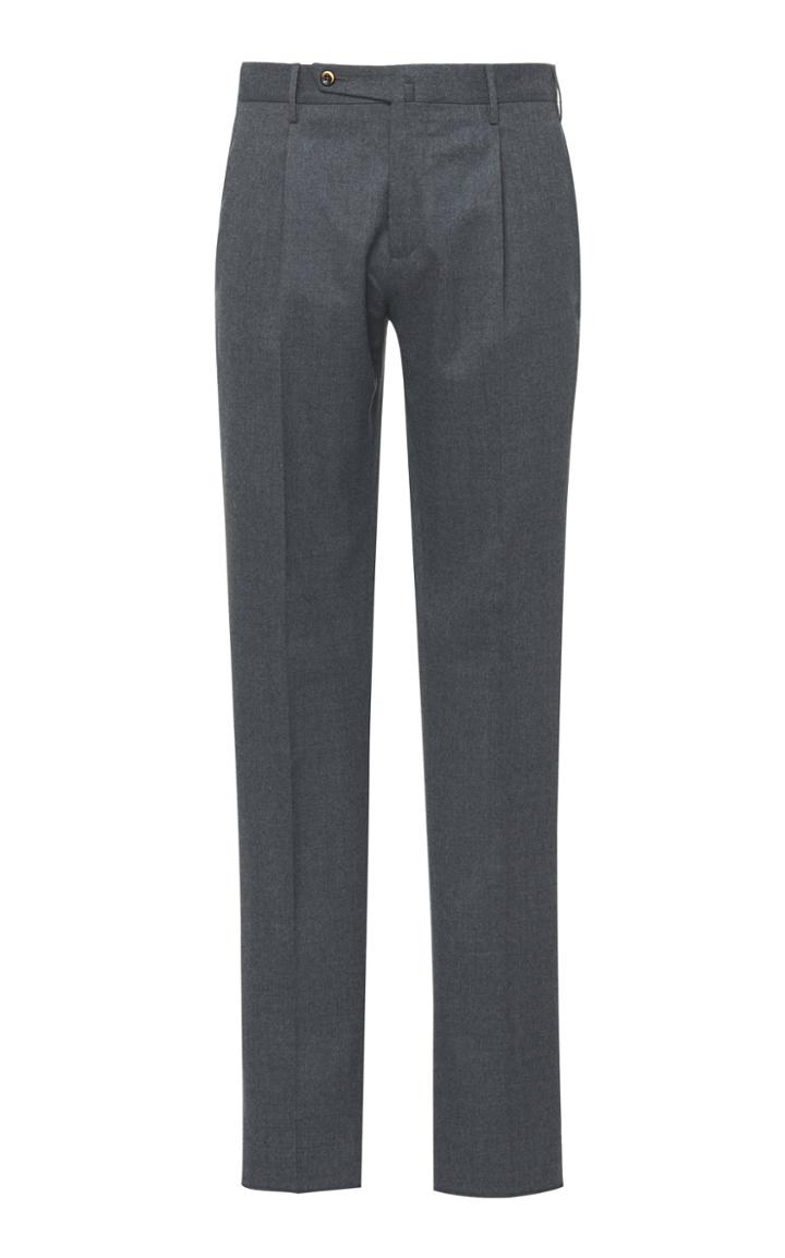 Pt 01 Checked Slim-fit Trousers Size: 48