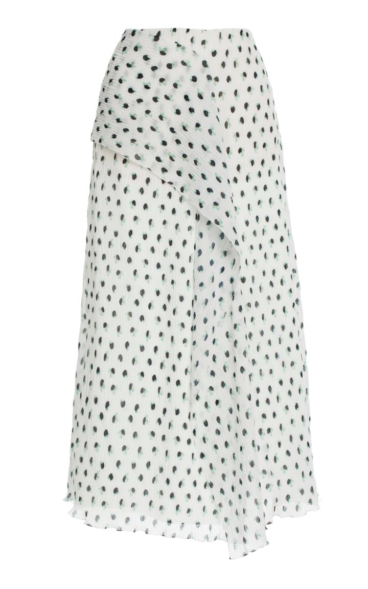 Moda Operandi Roland Mouret Falun Polka-dot Chiffon Skirt