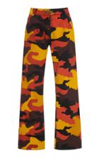 Off-white C/o Virgil Abloh Camouflage Mid-rise Straight-leg Jeans