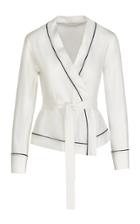 Moda Operandi Giuliva Heritage Collection The Amanda Jacket Cotton And Cashmere Size