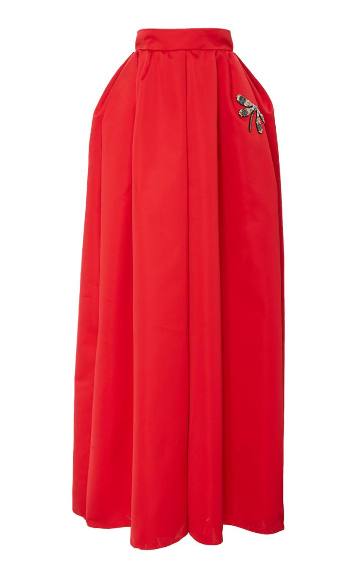 Rochas Embellished Duchess-satin Ball Skirt