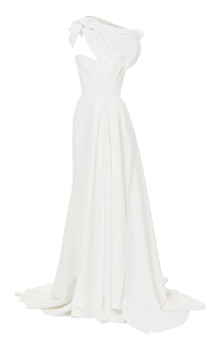 Maticevski Heaven Draped Crepe Gown