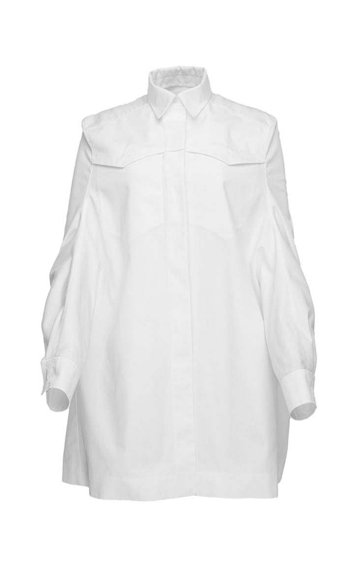 Situationist Bat Sleeves Cotton Shirt