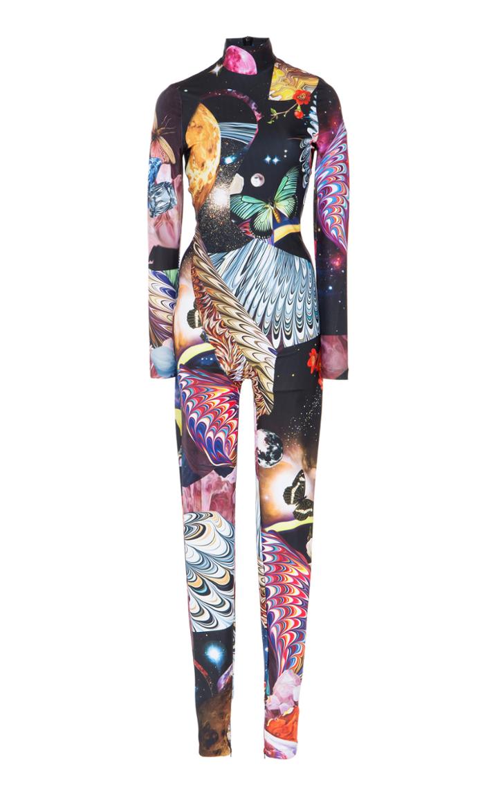 Mary Katrantzou Fantasy Print Jersey Jumpsuit