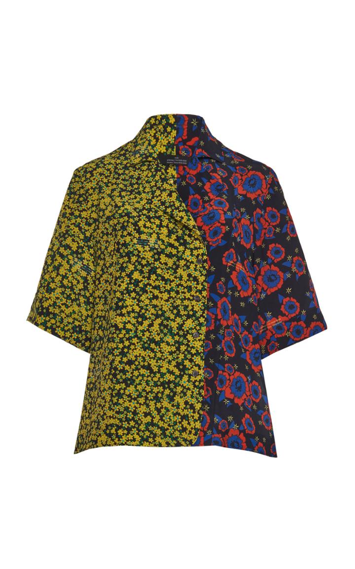Rokh Two-toned Georgette Shirt