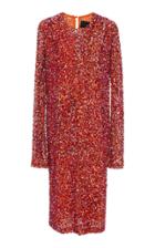 Jeffrey Dodd Long Sleeve Sequin Dress