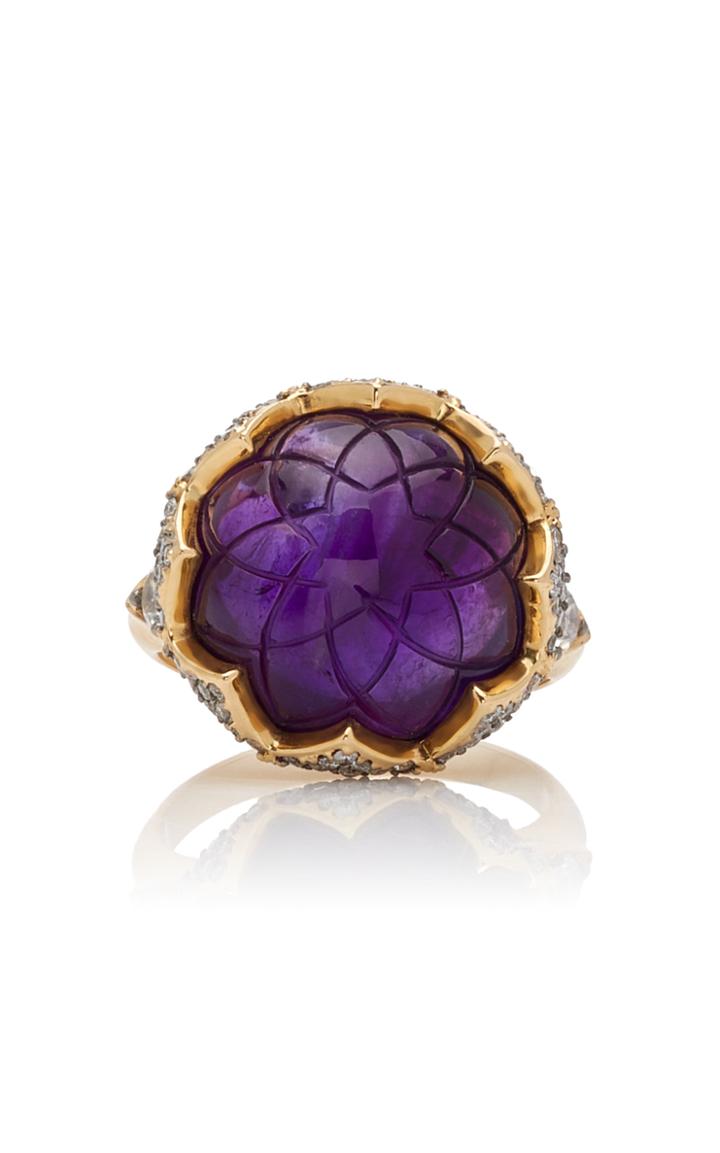 Moda Operandi Noor Fares 18k Yellow Gold Sahasrara Cocktail Ring