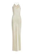 Moda Operandi Bevza Abla Satin Halter Dress