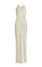 Moda Operandi Bevza Abla Satin Halter Dress