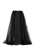 Moda Operandi Mach & Mach Open Silk Maxi Skirt