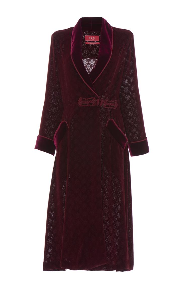 For Restless Sleepers Velvet Devore Panacea Robe Dress