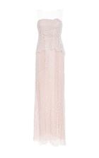 Rodarte Guipure Lace Strapless Gown