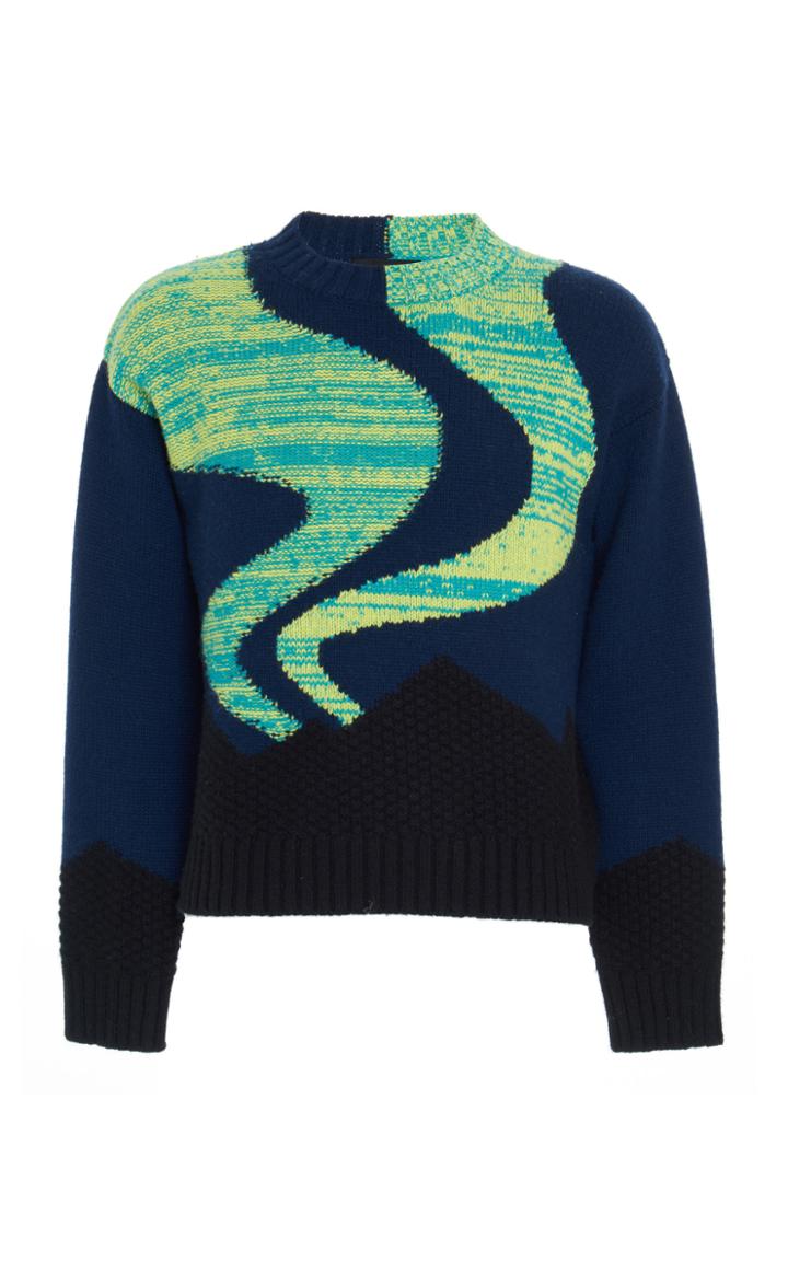 Alanui Northern Lights Cashmere-blend Jacquard Sweater