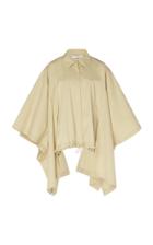 Jw Anderson Cropped Twill Cape Jacket