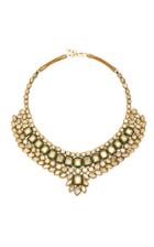 Amrapali 22k Silver 18k Gold Necklace And Diamond Necklace