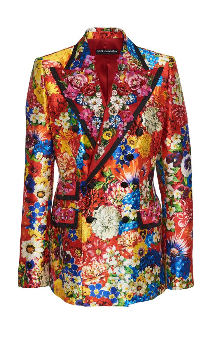 Dolce & Gabbana Double-breasted Satin Blazer