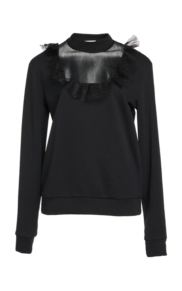 Dondup Lace Combo Sweatshirt