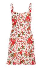Alexis Melora Floral-embroidered Mini Dress