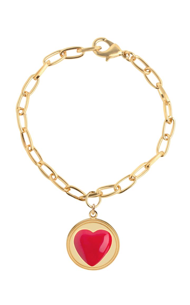 Moda Operandi Wilhelmina Garcia Gold-plated Heart Bracelet