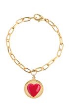 Moda Operandi Wilhelmina Garcia Gold-plated Heart Bracelet