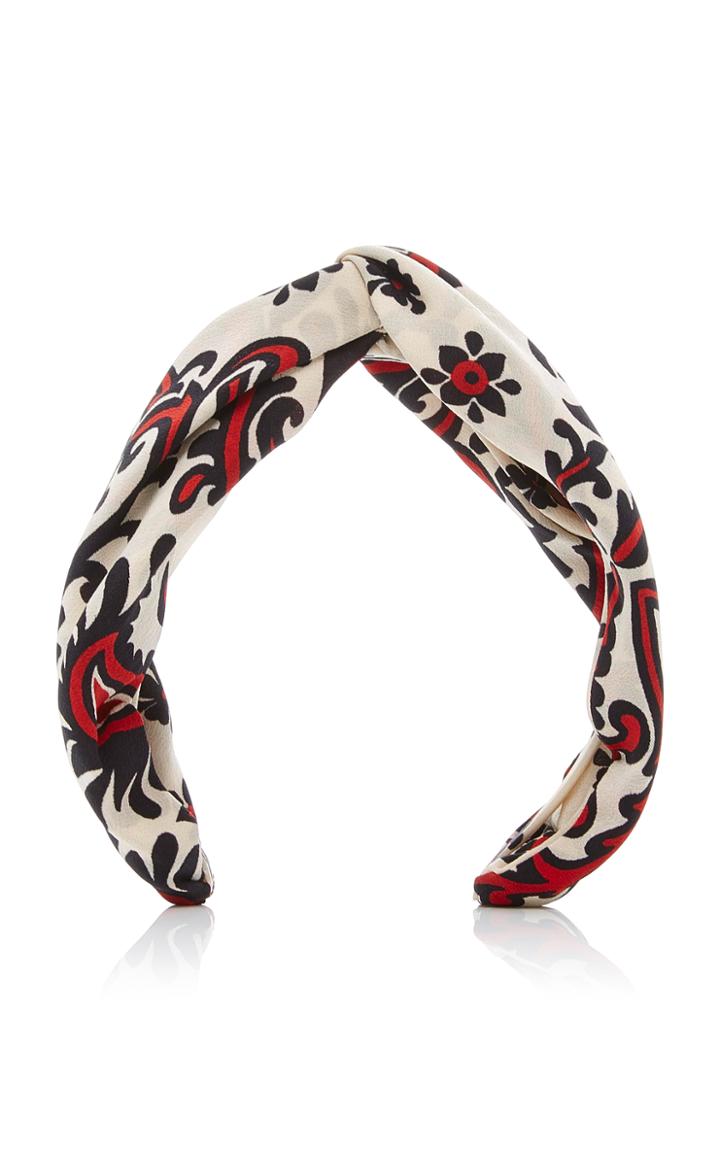 Red Valentino Bijoux Printed Headband