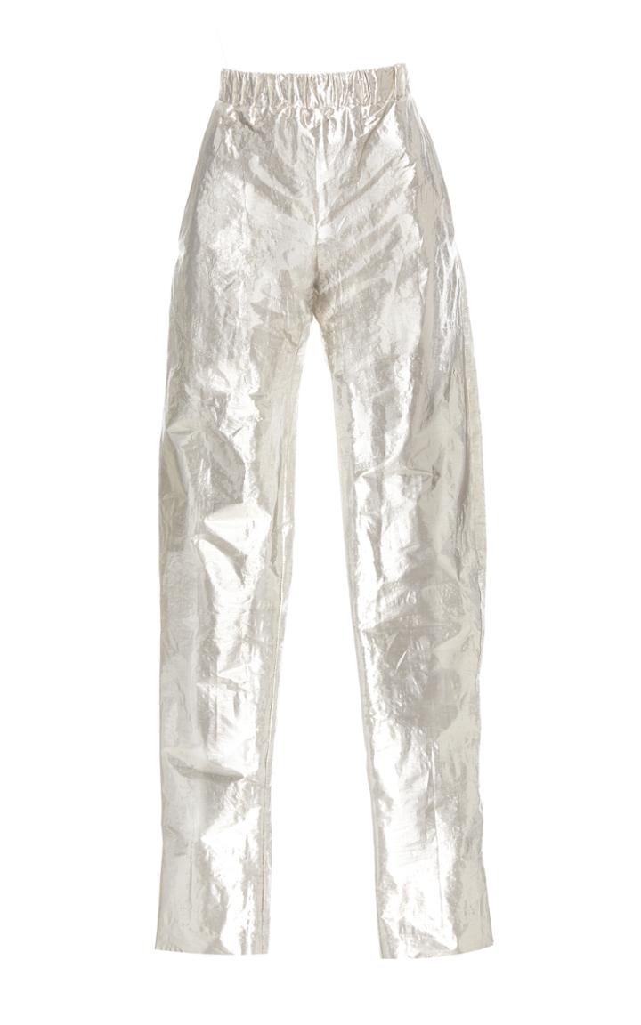 Sally Lapointe Metallic Track Pant