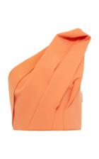 Moda Operandi Acler Redwood Gathered One Shoulder Crop Top Size: 2