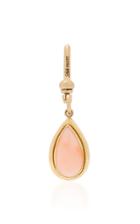 Lulu Frost One-of-a-kind Edwardian Coral Teardrop Charm C.1910