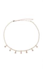 Sydney Evan Diamond Pave Disc And Fresh Water Pearl Necklace