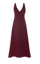 Gabriela Hearst Elliot Polka Dot Silk Wool Dress
