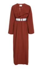 Moda Operandi Bouguessa Minimal Loose Belted Coat Size: Xs