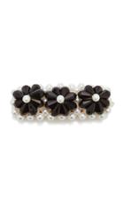 Shrimps Willa Faux Pearl And Bead-embellished Hair Clip