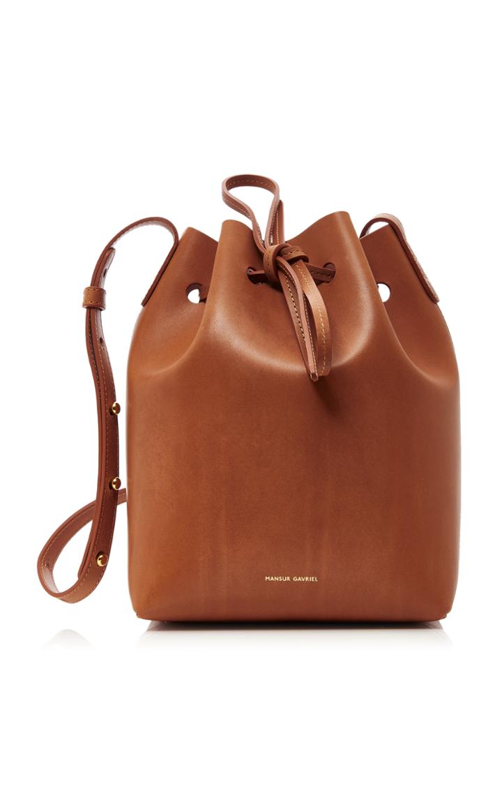 Mansur Gavriel Mini Bucket Leather Bag